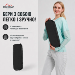 Складне туристичне крісло з високою спинкою та підголівником для кемпінгу і риболовлі - Зображення 2