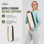 Складне туристичне крісло з високою спинкою та підголівником для кемпінгу і риболовлі - Зображення 2