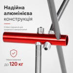 Складне туристичне крісло для кемпінгу і риболовлі, ультралегке 950 грам з чохлом - Зображення 2