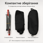 Складне туристичне крісло для кемпінгу і риболовлі, ультралегке 950 грам з чохлом - Зображення 4