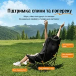 Складане туристичне крісло YouShanRan, кемпінгове крісло з чохлом - Зображення 9