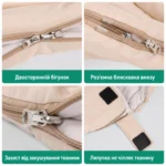 Спальний мішок SunnyFeel 190+30×80 см, туристичний спальник, бежевий - Зображення 9