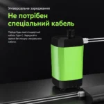Портативний душ на акумуляторі 9000 mAh з датчиком температури - Зображення 3