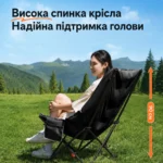 Складане туристичне крісло YouShanRan, кемпінгове крісло з чохлом - Зображення 6